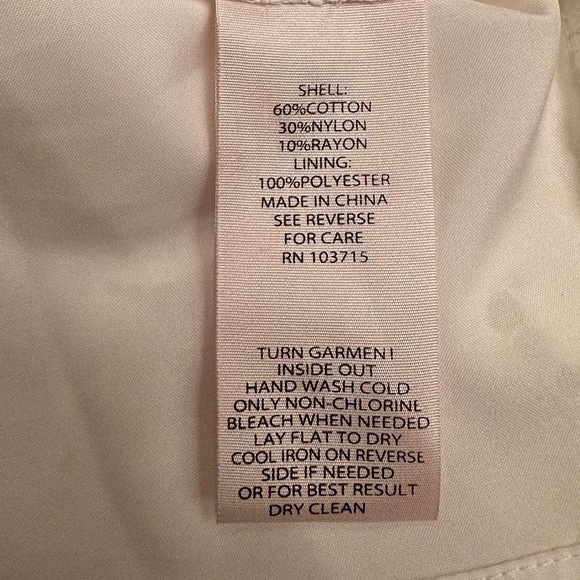 Nanette Lepore Short Sleeve Bone Top with Bow on the Back - Picture 9 of 9